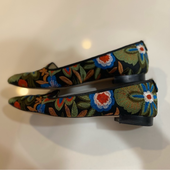 Anne Klein embroidered ballet flats size 6 - Picture 4 of 10